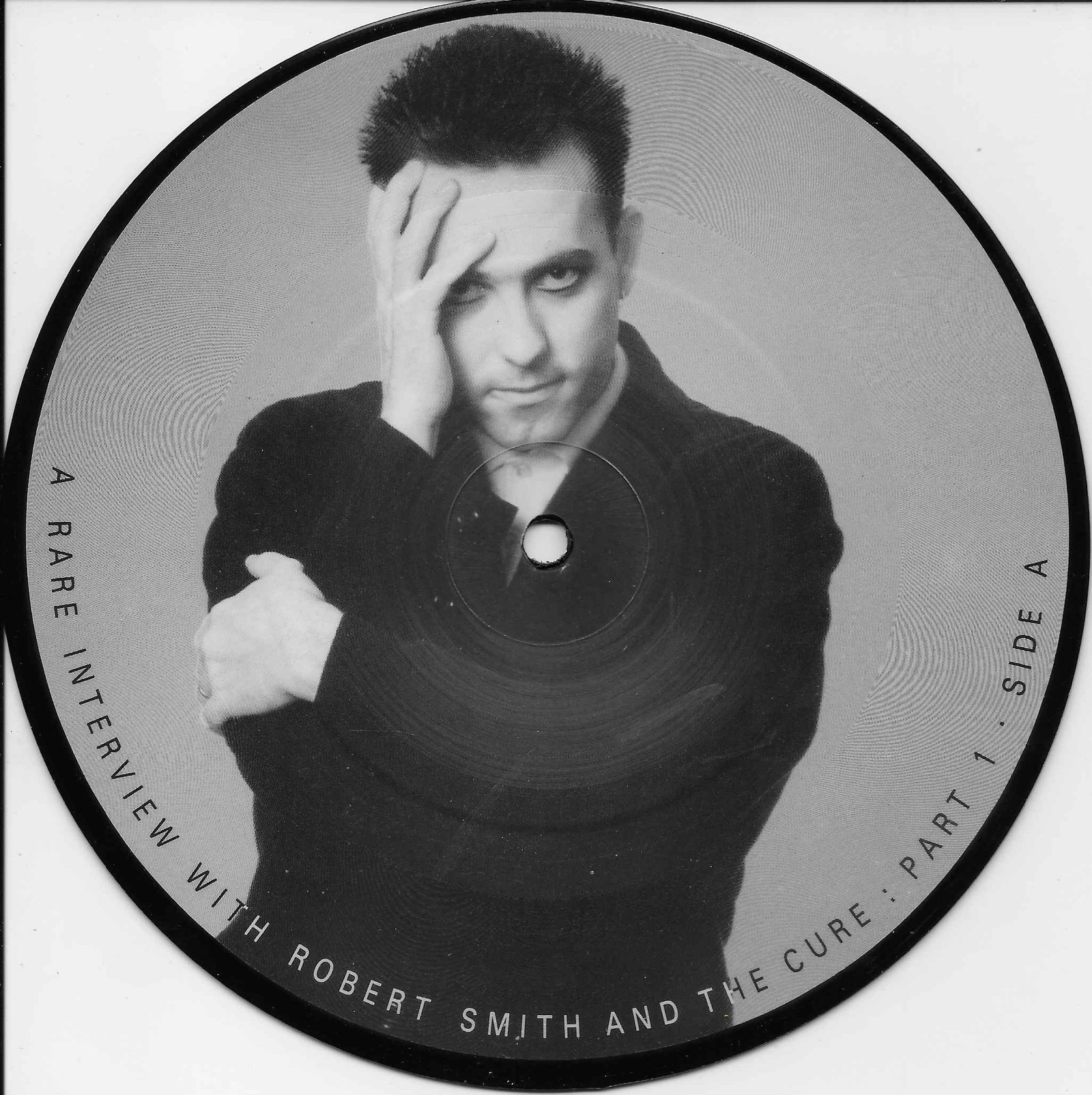 Picture of BAKPAK 1005 The Cure interview picture disc collection by artist The Cure